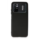 Xiaomi Poco M4 Pro 4g Kılıf Yumuşak Dokulu Silikon - Siyah