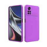 Xiaomi Poco M4 Pro İle Uyumlu Kılıf Kamera Korumalı Silikon Rubber Arka Kapak Lila