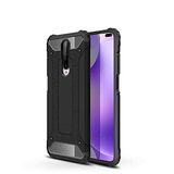 Xiaomi Poco X2 ile uyumlu Çİft Katman Koruyucu Crash Military Tank Kılıf - Siyah