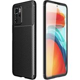Xiaomi Poco X3 Gt Kılıf Karbon Görünümlü Silikon Zipax-Zr-Negro