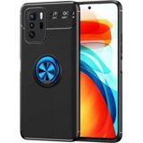 Xiaomi Poco X3 Gt Kılıf Mnc Ravel Silikon Kapak-Siyah-Mavi