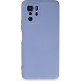 Xiaomi Poco X3 Gt Kılıf Nano Içi Kadife Silikon - LILA-(5796)