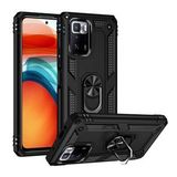 Xiaomi Poco X3 Gt Kılıf Yüzüklü Standlı Manyetikli Armor Zırh Silikon