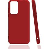 Xiaomi Poco X3 Gt Kılıf Znth Biye Silikon-Kırmızı