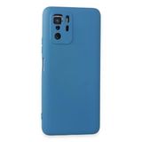 Xiaomi Poco X3 Gt Uyumlu Kılıf Nano İçi Kadife Silikon - Mavi