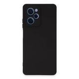 Xiaomi Poco X5 Pro 5G ile uyumlu Kapak İçi Kadife Kamera Korumalı Lansman Silikon Kılıf - Siyah