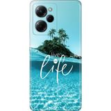 Xiaomi Poco X5 Pro 5g Kılıf Desenli Baskılı Tpu Rubber Kapak Live Your Life - 001-Renkli