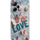 Xiaomi Poco X5 Pro 5g Kılıf Desenli Baskılı Tpu Rubber Kapak Love Painting - 001-Renkli
