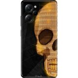 Xiaomi Poco X5 Pro 5g Kılıf Desenli Baskılı Tpu Rubber Kapak Skull Art - 001-Renkli
