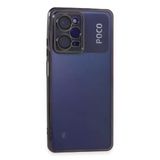 Xiaomi Poco X5 Pro 5G Kılıf Kamera Korumalı Lensli Silikon - Mor