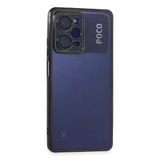 Xiaomi Poco X5 Pro 5G Kılıf Kamera Korumalı Lensli Silikon - Siyah