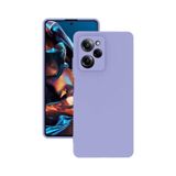 Xiaomi Poco X5 Pro 5G Kılıf Kamera Korumalı Silikon Rubber Arka Kapak Lila