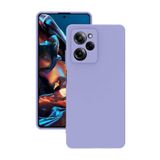 Xiaomi Poco X5 Pro 5G Kılıf Kamera Korumalı Silikon Rubber Arka Kapak Lila