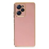 Xiaomi Poco X5 Pro 5G Kılıf Volet Silikon - Pembe-(5796)