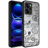 Xiaomi Poco X5 Pro Kılıf Aynalı Desenli Kamera Korumalı Parlak Mirror Kapak