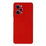 Xiaomi Poco X5 Pro Uyumlu 5G ile uyumlu Kapak İçi Kadife Kamera Korumalı Lansman Silikon Kılıf - Kırmızı