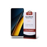 Xiaomi Poco X6 Pro ile Uyumlu Temperli Ekran Koruyucu Kırılmaz Cam Ekonomik 3'lü Paket