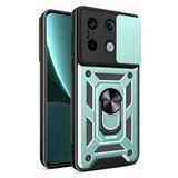 Xiaomi Poco X6 Pro Kılıf Pars Lens Yüzüklü Silikon - Yeşil