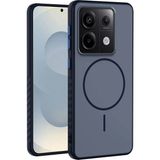 Xiaomi Poco X6 Uyumlu Kılıf Zebana Mono M-Safe Silikon Kılıf Lacivert