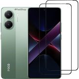 Xiaomi Poco X7 Pro Uyumlu 2 Adet Tam Kaplayan Darbeye Dayanıklı Kırılmaz Cam Seramik Ekran Koruyucu - Şeffaf