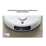 Xiaomi Premium 3D Engellerden Kaçınma, Çift Ped Basınçlı Paspas Özelliği, Lazer ve Lds Lidar Tarama Çift Katmanlı Kompozit Paspas, Ultra Güç, Mi Home Uygulaması Robot Süpürge , Onerous Lambader hediye - Beyaz