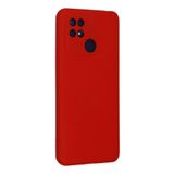 Xiaomi Redmi 10C Kılıf Kamera Korumalı Silikon Rubber Arka Kapak Kırmızı