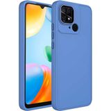 Xiaomi Redmi 10C Kılıf Metal Çerçeve Lansman Silikon Kapak - Lavanta Grisi - Rdm 10C