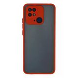 Xiaomi Redmi 10C Kılıf Montreal Silikon Kapak - Kırmızı-(5796)