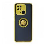 Xiaomi Redmi 10C Kılıf Montreal Yüzüklü Silikon Kapak - Sarı