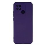 Xiaomi Redmi 10C Kılıf Nano İçi Kadife Silikon - Mor-(5796)