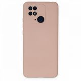 Xiaomi Redmi 10C Kılıf Nano içi Kadife Silikon - Pudra