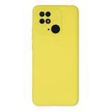 Xiaomi Redmi 10C Kılıf Nano içi Kadife Silikon - Sarı-(5796)