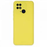 Xiaomi Redmi 10C Kılıf Nano içi Kadife Silikon - Sarı