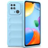 Xiaomi Redmi 10C Kılıf Optimum Silikon - Sky Blue-(5796)