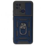 Xiaomi Redmi 10C Kılıf Pars Lens Yüzüklü Silikon - Lacivert