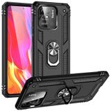 Xiaomi Redmi 10c Kılıf Tank Zırh Yüzüklü Mıknatıslı Standlı Kapak Vega