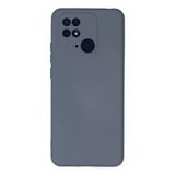 Xiaomi Redmi 10C Uyumlu Kılıf Nano İçi Kadife Silikon - Gri