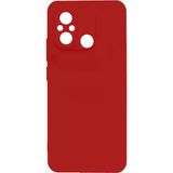 Xiaomi Redmi 12C Kılıf Mnc Biye Silikon-Kırmızı