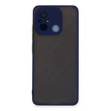 Xiaomi Redmi 12C Kılıf Montreal Silikon Kapak - Lacivert-(5796)