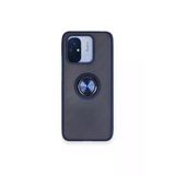 Xiaomi Redmi 12C Kılıf Montreal Yüzüklü Silikon Kapak - Lacivert-(5796)