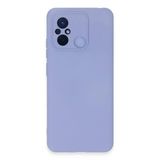 Xiaomi Redmi 12C Kılıf Nano Içi Kadife Silikon - LILA-(5796)