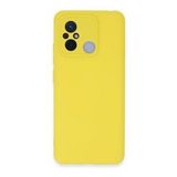 Xiaomi Redmi 12C Kılıf Nano içi Kadife Silikon - Sarı