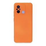 Xiaomi Redmi 12C Kılıf Nano içi Kadife Silikon - Turuncu
