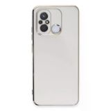 Xiaomi Redmi 12C Kılıf Volet Silikon - Beyaz-(5796)
