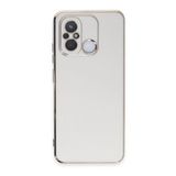 Xiaomi Redmi 12C Kılıf Volet Silikon - Beyaz