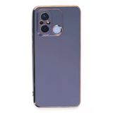 Xiaomi Redmi 12C Kılıf Volet Silikon - Mavi-(5796)