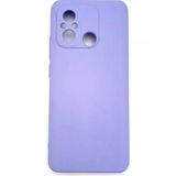 Xiaomi Redmi 12C Ruber Case Yumuşak Slikon Kılıf Lila