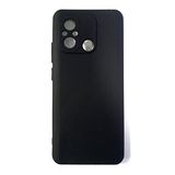 Xiaomi Redmi 12C Ruber Case Yumuşak Slikon Kılıf Siyah