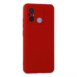 Xiaomi Redmi 12C Uyumlu Kılıf Nano İçi Kadife Silikon - Kırmızı