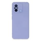 Xiaomi Redmi 12C Uyumlu Kılıf Nano İçi Kadife Silikon - Lila